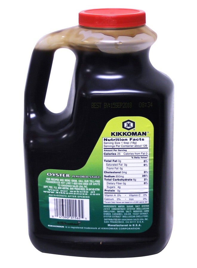 Kikkoman Oyster Flavored Sauce, No Added MSG, Green Label, 5 Pound - Image 2