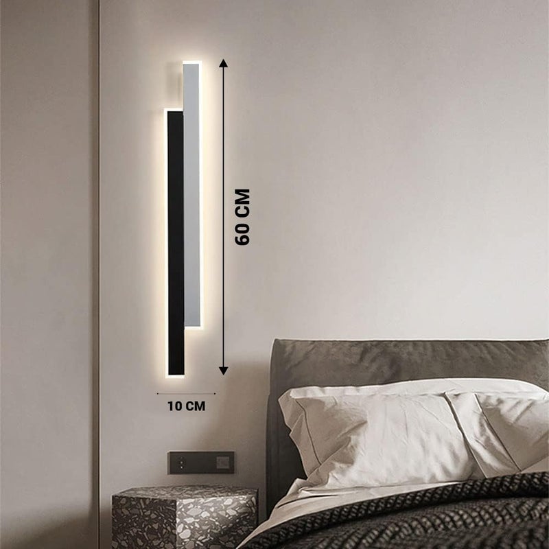FILLISKA Led Wall Highlighter Light, 3-in-1 Colour Changing, Luxurious Wall Decor (Black&White-8808) - Image 3
