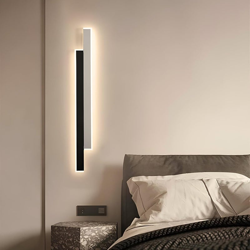 FILLISKA Led Wall Highlighter Light, 3-in-1 Colour Changing, Luxurious Wall Decor (Black&White-8808) - Image 1