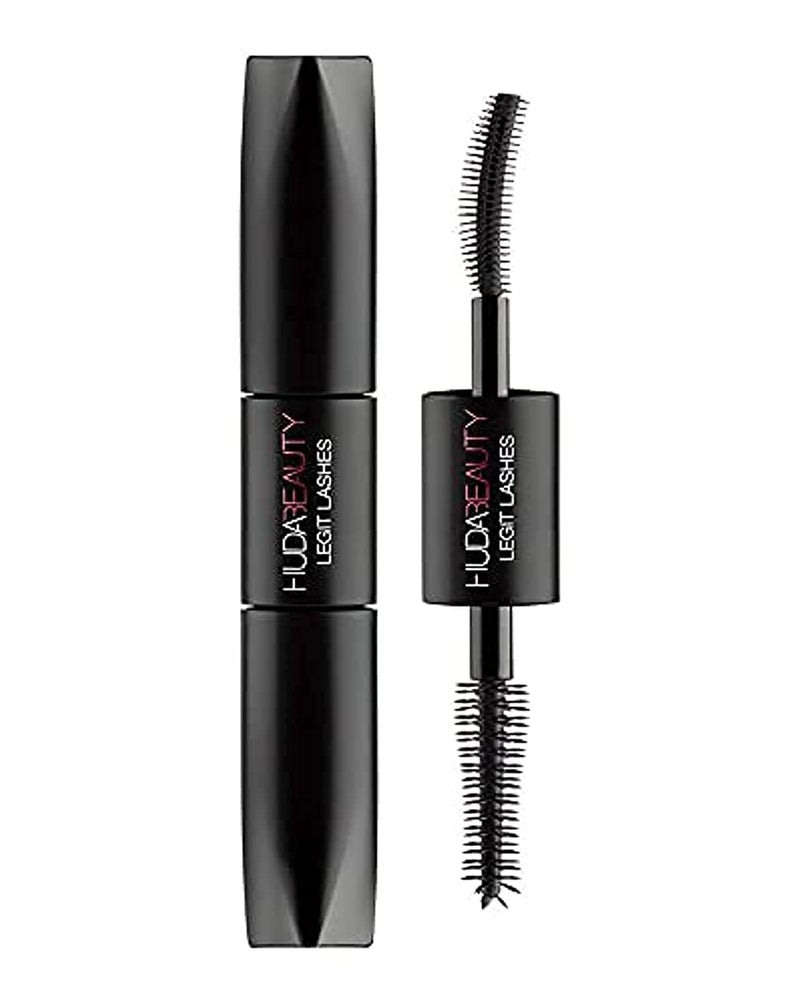 Huda Beauty Legit Lashes Mascara 2 in 1 (2x3.5ml / .11fl oz), Black - Image 1