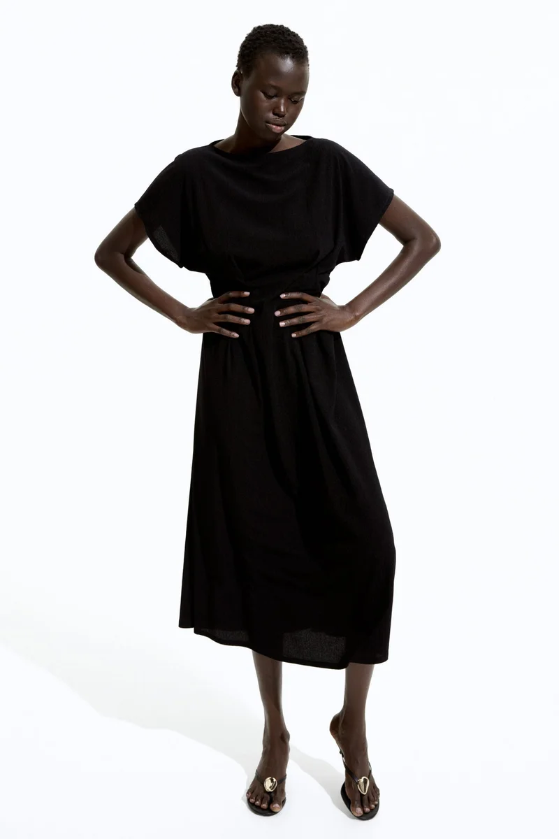 H&M Waisted maxi dress