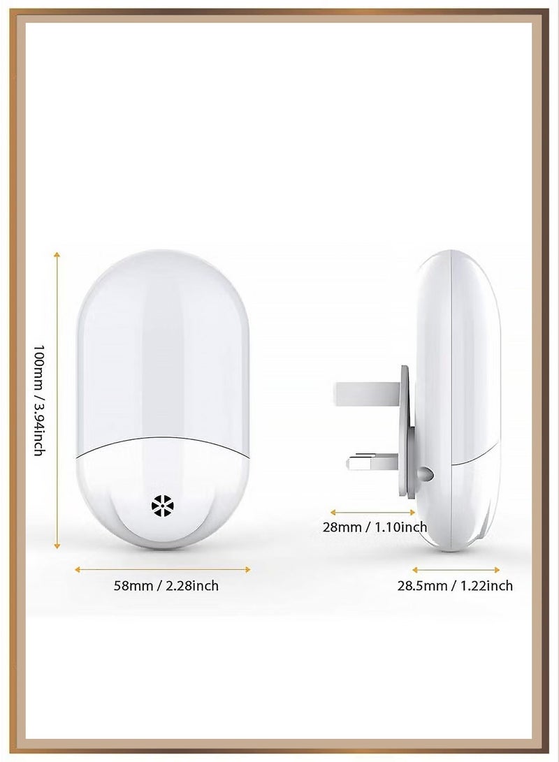 اباجورة اطفال LED - اضاءة سقف اطفال ملونة أوتوماتيكية، مصباح حائط بتقنية استشعار الشفق وريموت كنترول لتغيير الألوان - Image 2