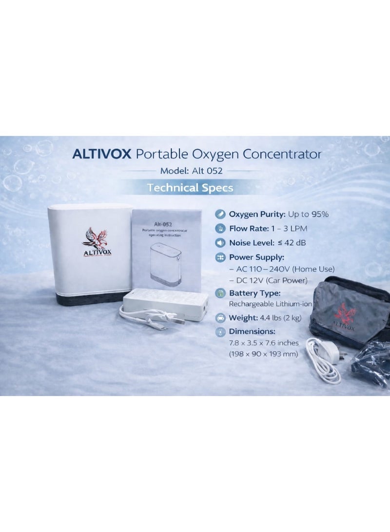 Altivox Portable Oxygen Concentrator - Image 3