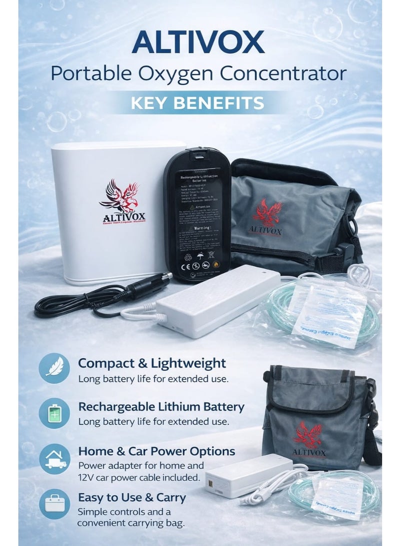 Altivox Portable Oxygen Concentrator - Image 4