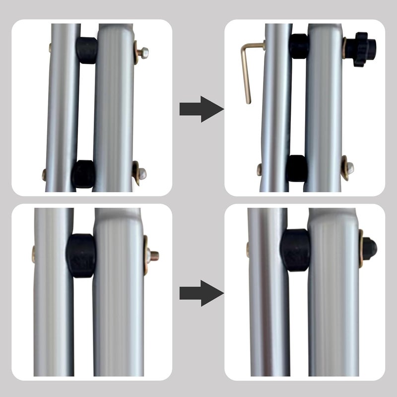 MSSVIGING 12 PCS Long Trampoline Screws and Bolts, Trampoline Bolts and Nuts, Trampoline Enclosure Pole Gap Spacers,Trampoline Replacement Accessories - Image 4