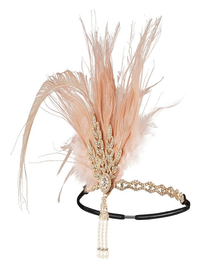Cizoe 1920s Accessories Set for Women, Flapper Accessory Great Gatsby Costume Headband Flapper Necklace 20s Gloves(ch) - Image 2