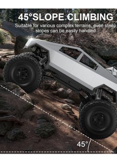 zenvo X RC Truck Toy – 4WD Off-Road Monster Truck with Dual Motors, LED Lights & 2 Batteries for Kids & Adults  - Image 5