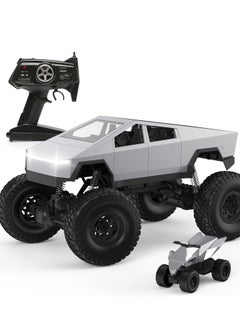 zenvo X RC Truck Toy – 4WD Off-Road Monster Truck with Dual Motors, LED Lights & 2 Batteries for Kids & Adults  - Image 1