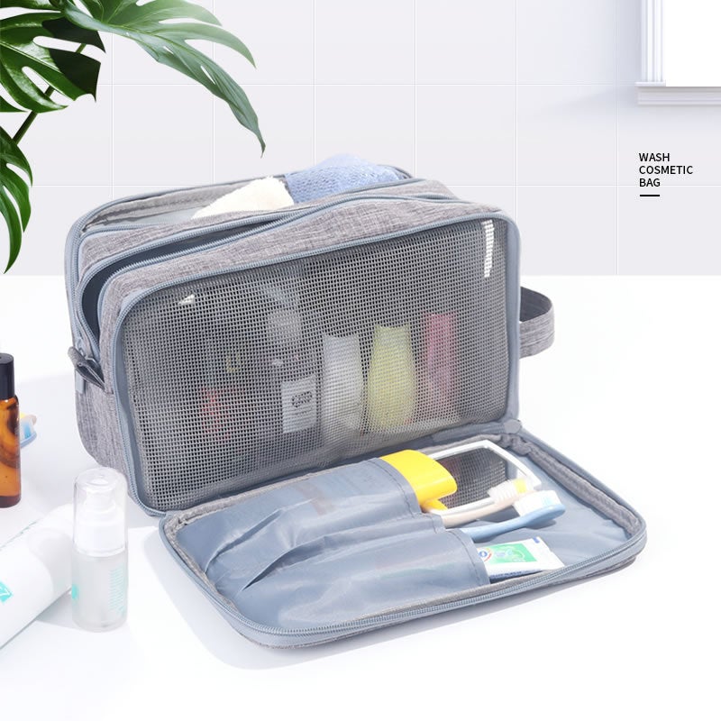 Korean Style Large Capacity Internet Celebrity Travel Business Trip Wash Bag Cosmetic Bag Women'S Portable Lightweight Storage Bag Factory - Image 2