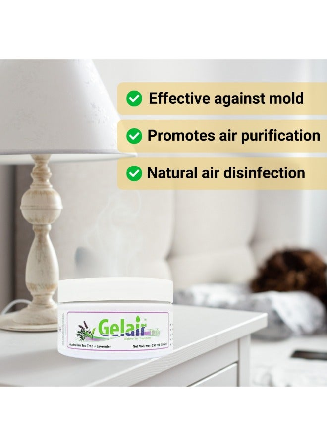 Gelair Air Purifying Tubs with Tea Tree Oil  250ml Lavender Scent - TLAV250 - Image 4