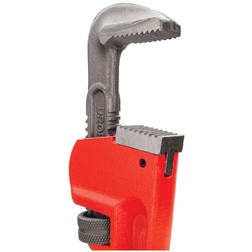 Performance Tool W1136 4pc Heavy-Duty Adjustable Straight Pipe Wrench (8, 10, 14 & 24-Inch) - Image 2