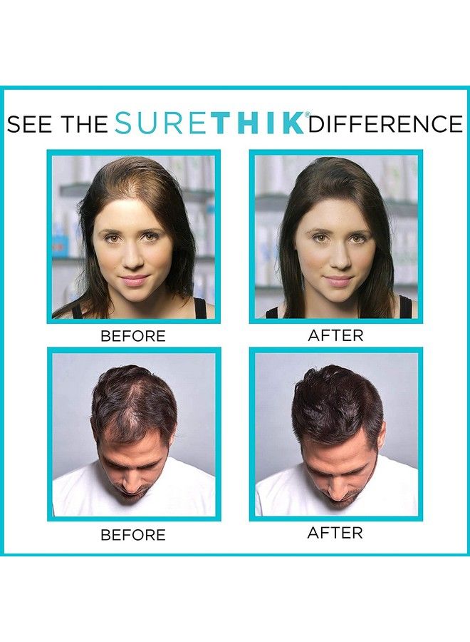 SureThik Hair Thickening Fibers 30G + 15G (Black) - Image 4