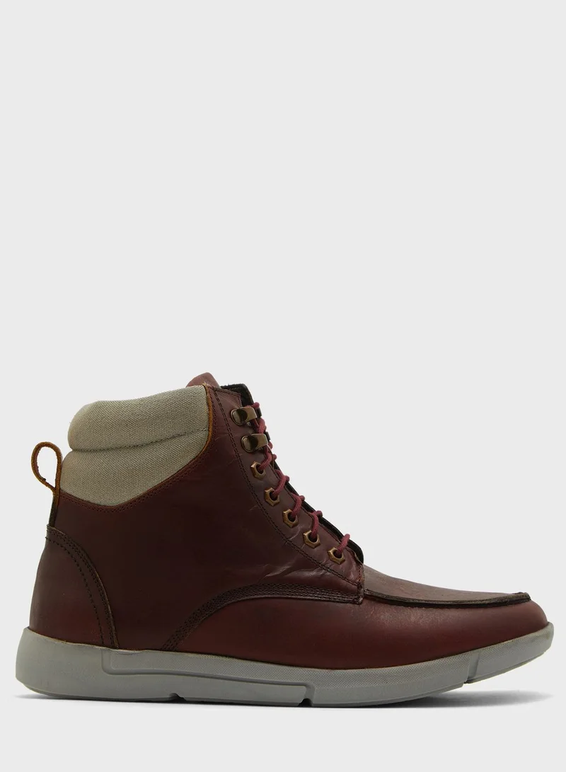 Robert Wood Genuine Leather Casual Boots