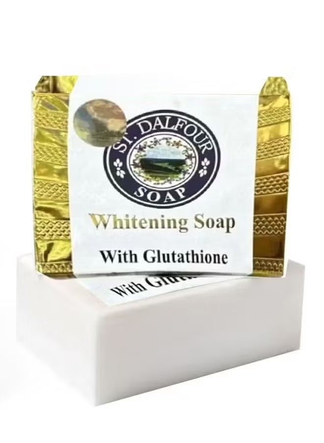 St. Dalfour Whitening Soap with Glutathione, Vitamin C & E -135g