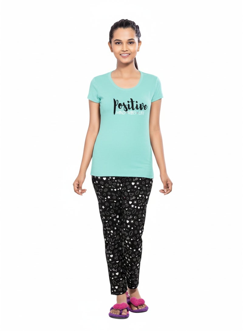 general PJ LADIES BODICE SS TOP + LP SV-PR-249 - Image 1