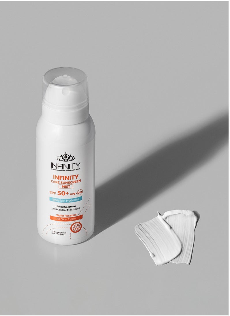 Infinity - Infinity Care Sunscreen Mist SPF50+  Buy 1 Get 1 Free - Image 1