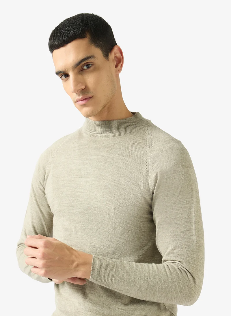 Robert Wood  Casual Turtle Neck Pullover Sweater for Men | Best Price UAE
