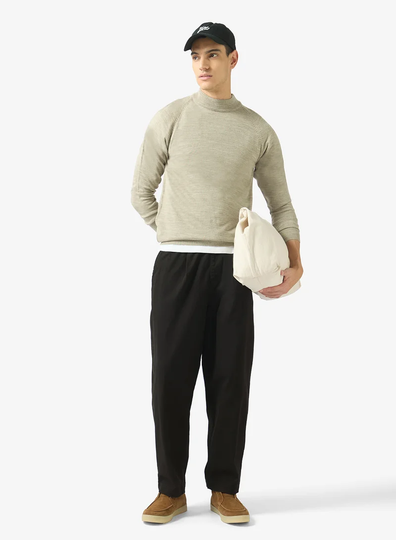 Robert Wood Casual Turtle Neck Pullover Sweater