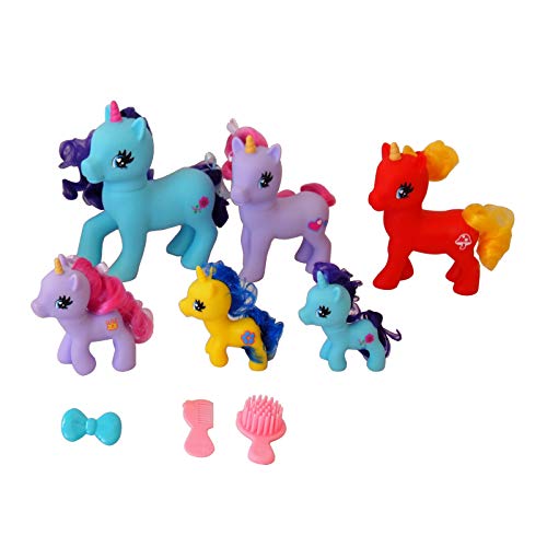 Gigo Gi-Go Dream Collection Wonder Unicorn Mega Set - 14 Magical Figurines, Colorful 3-6" Miniature Toys, Mane-Tail Hair Styling Accessories, Kids 3+ - Image 3