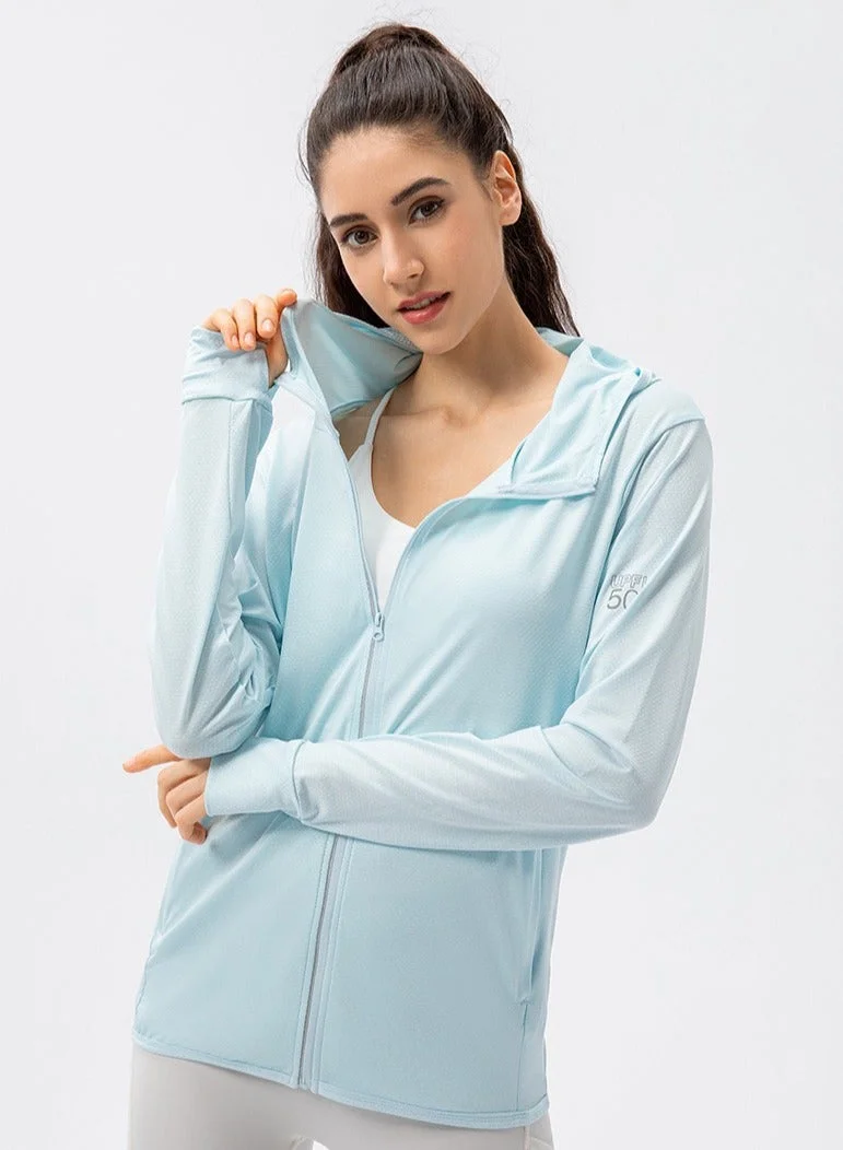 SVL Women's Lightweight Sports Jacket - Light Blue - SVL