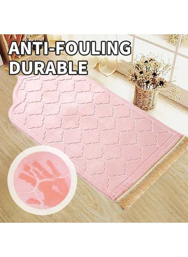 Foldable Muslim Prayer Mat 65x110cm, Large, Thickened, and Soft Prayer Rug for Enhanced Comfort, Portable and Convenient, Ideal for Daily Use and Travel  - Image 4