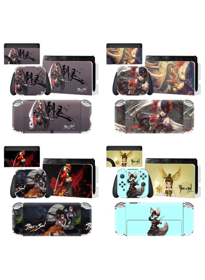 general Suitable For Nintendo Switch Oled Sticker NS Sticker Switch Pain Sticker Anti-scratch And Durable Protective Film-Color:0247 - Image 2