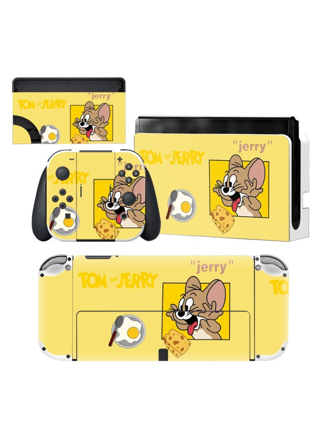 general Suitable For Nintendo Switch Oled Sticker NS Sticker Switch Pain Sticker Anti-scratch And Durable Protective Film-Color:0247 - Image 1