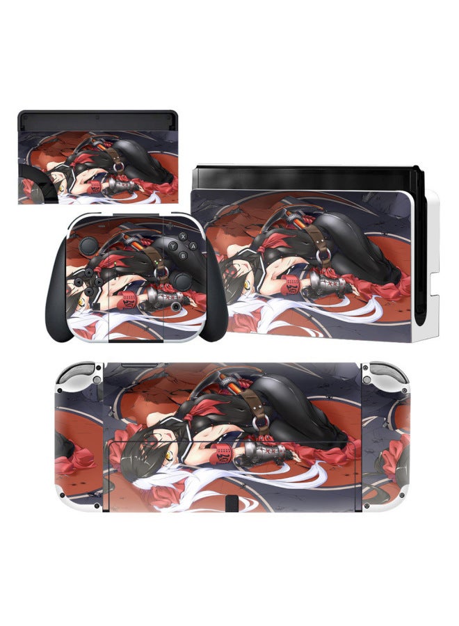 general Suitable For Nintendo Switch Oled Sticker NS Sticker Switch Pain Sticker Anti-scratch And Durable Protective Film-Color:0247 - Image 3