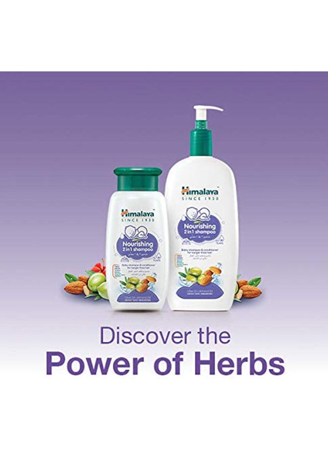 Himalaya - 2 In 1 Baby Nourishing Shampoo With Conditioner  No Sulphates, Parabens And Silicon - 800ml - Image 1