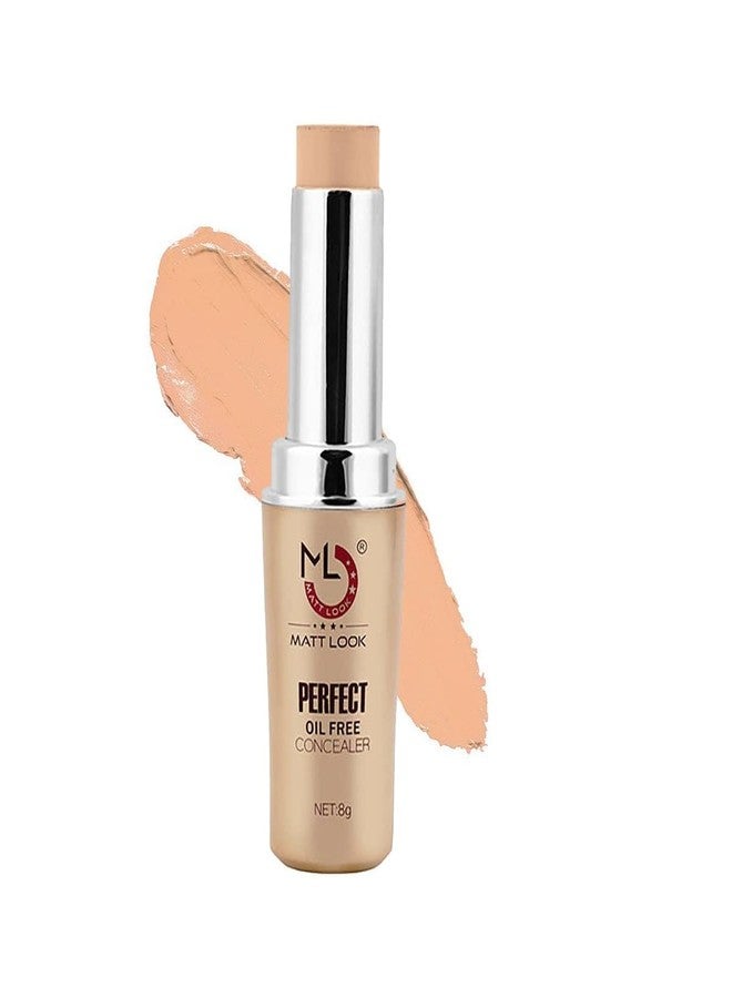 MATT LOOK Perfect Concealer Stick for Dry Skin | Oil-Free | Non-Greasy | Dark Circle Under Eye Cream Color Corrector | Longwear Medium-Full Coverage with Creamy Finish | Lightweight Formula | Face Makeup for All Skin Types - Soft Focus (8gm) - Image 1