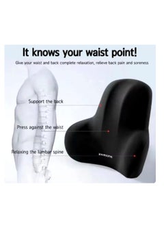 Generic Ergonomic Memory Foam Lumber Support Pillow - Back Pain Relief for Office, Car, Gaming Chair  - Image 2