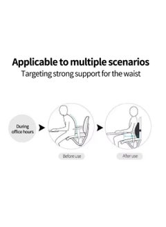 Generic Ergonomic Memory Foam Lumber Support Pillow - Back Pain Relief for Office, Car, Gaming Chair  - Image 4