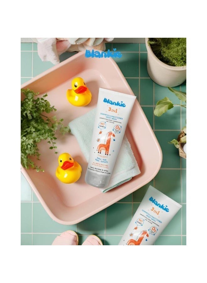 Blankie 3 In 1 Shampoo & Conditioner & Body Wash 200 Ml - Image 2