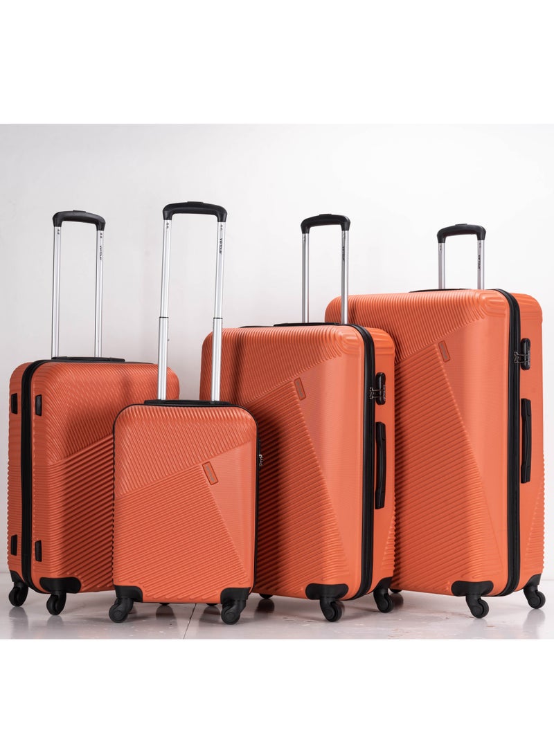 فيبتور مجموعة من 4 حقائب سفر بعجلات ABS مع قفل رقم 20،24،28،32 بوصة - Image 1