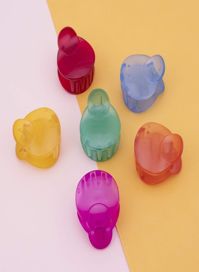 سوكهي مشابك شعر فراشة حصرية من سوخي، إكسسوارات شعر للنساء والفتيات (عبوة من 6 قطع) (المقاس: متوسط) (Skr70527)، متعددة الألوان - Image 2