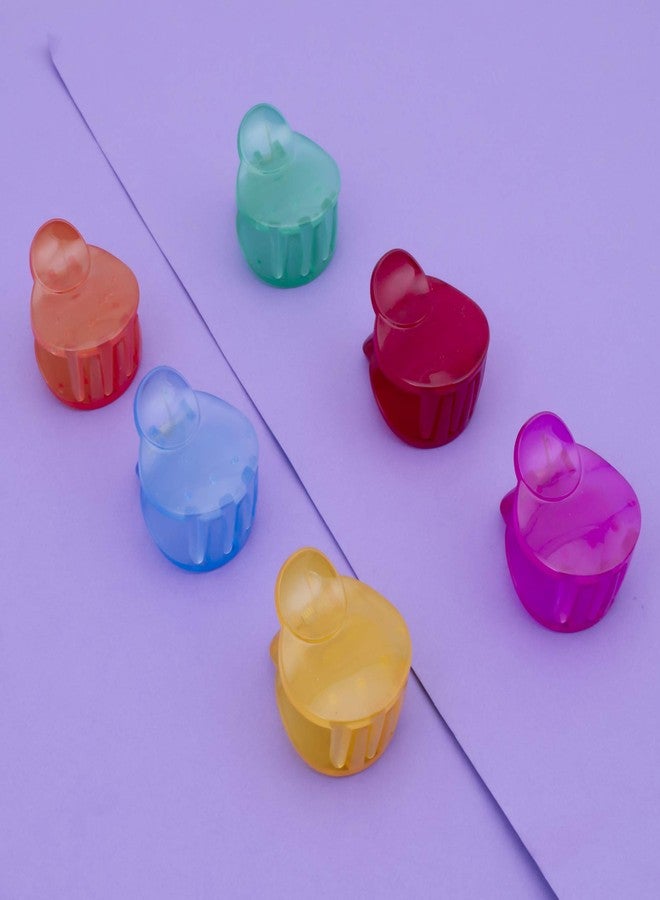 سوكهي مشابك شعر فراشة حصرية من سوخي، إكسسوارات شعر للنساء والفتيات (عبوة من 6 قطع) (المقاس: متوسط) (Skr70527)، متعددة الألوان - Image 3