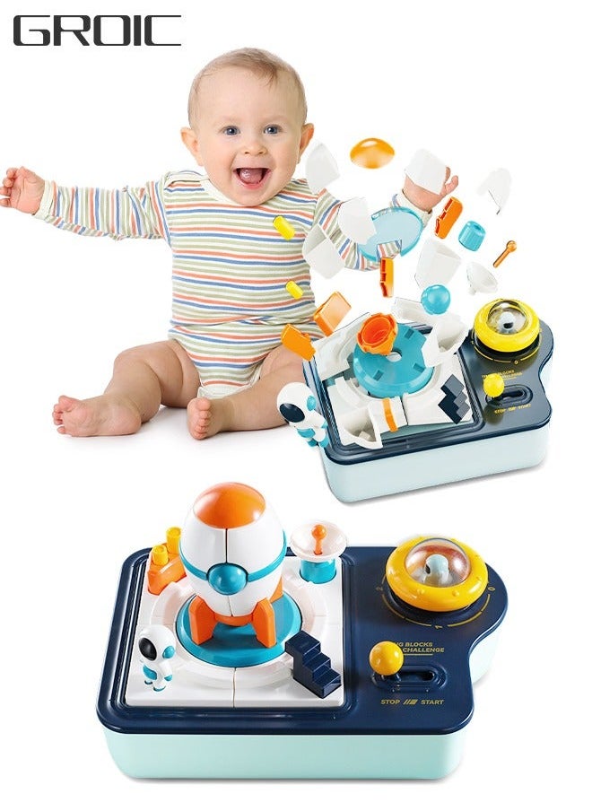 GROIC - Rocket Building Block Set, Puzzle Block, Time Challenge Toy, Children's Education and Learning Toys, Multiplayer Competitive Game - Image 1