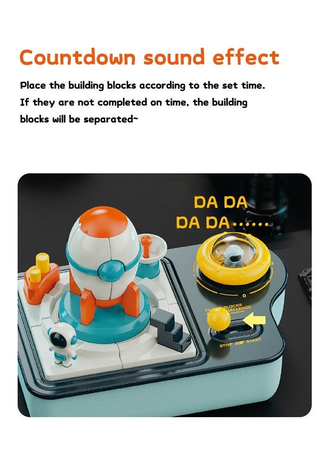GROIC Rocket Building Block Set, Puzzle Block, Time Challenge Toy, Children's Education and Learning Toys, Multiplayer Competitive Game  - Image 3