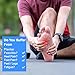 LTOHOE Memory Foam Insoles for Men Replacement Shoe Inserts for Running Shoes Hiking Shoes Sneaker Cushion Shoe Insoles Shock Absorbing for Foot Pain Relief Comfort Inner Soles Men 8mm Gray US 10 - Image 4