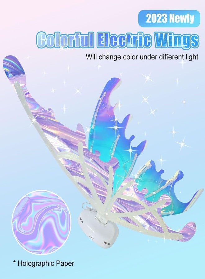 Perfect Pricee Baby Girl's Fairy Butterfly Wings Costume (Multi Colour) - Image 4