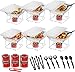 Alpha Living 6 Pack  Disposable Chafing Dish Buffet Set Half Size Pans Welded Body Food Warmers for Parties Fuel Cans Complete Set Warming Trays - Image 2