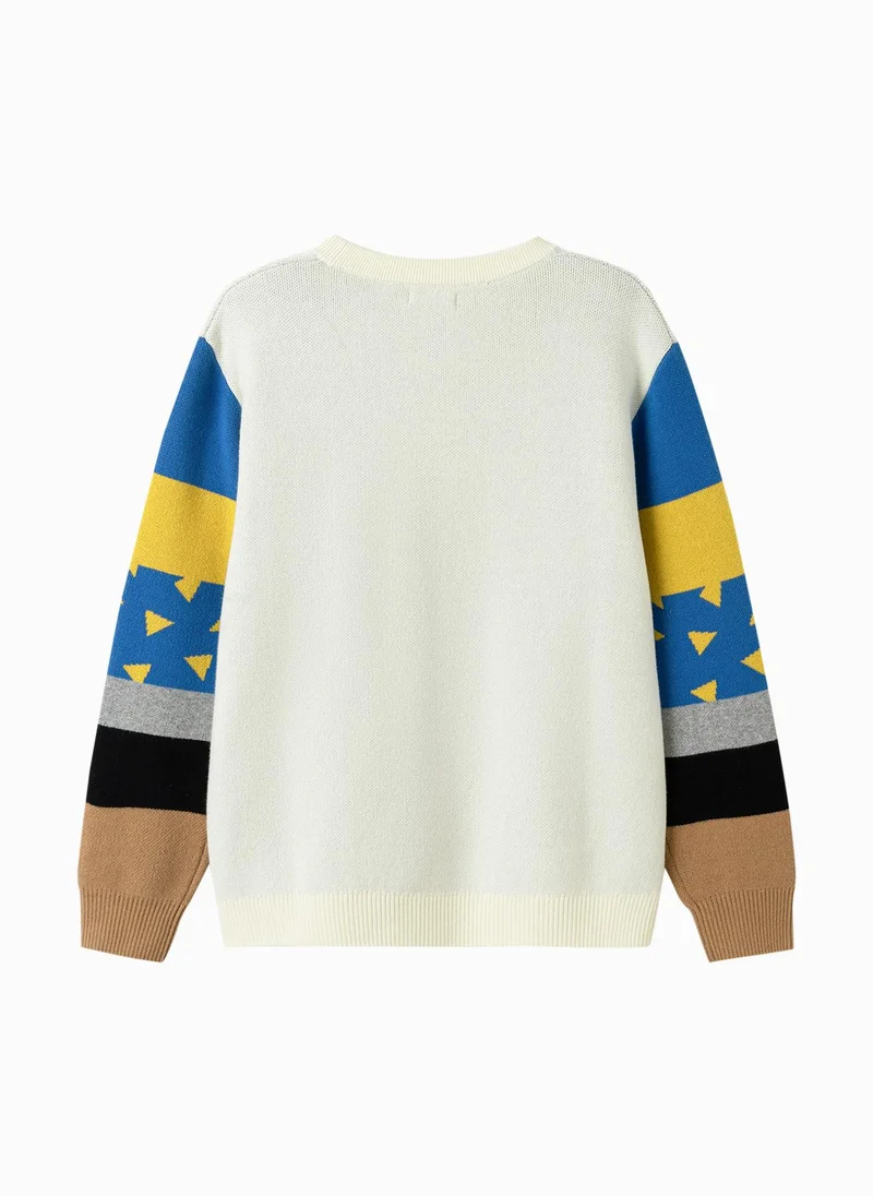 بالابالا كنزة صوفية مستديرة للأولاد