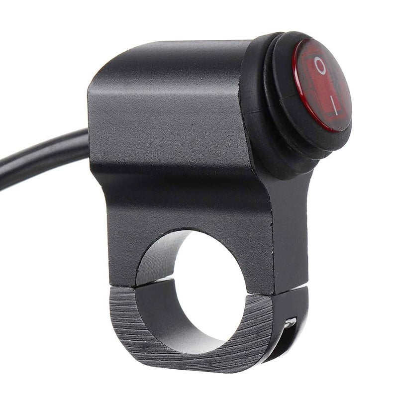 PRS Bike Handlebar Grip On/Off Switch with Cable | Multi-Purpose for Fog Lights, Horn, Hazard Flasher & Accessories | Waterproof & Durable Motorcycle Switch (All Purpose) - Image 1
