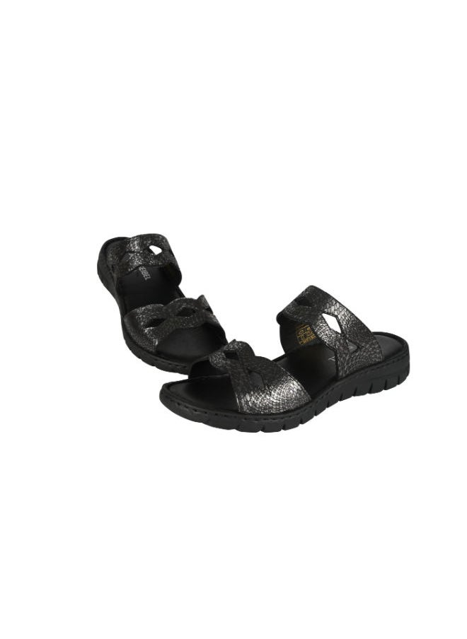 Josef Seibel - Josef Seibel Ladies Flat Sandals 93466-AR524730 Platin - Image 1