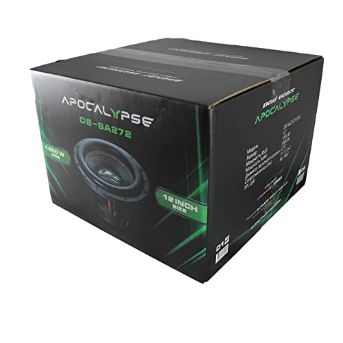 Deaf Bonce Apocalypse DB-SA272 12" 1-Ohm 3000W Subwoofer - Image 4