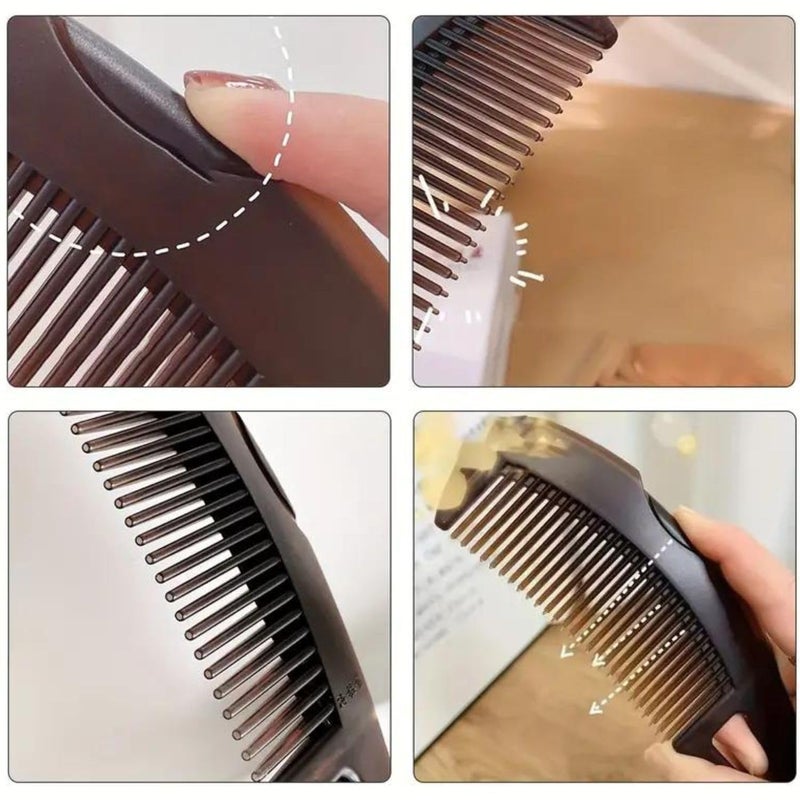 Loquat Dandruff Comb Energy Massage Comb Scalp Brush for Dandruff Removal Lice Remover Products Hair Dressing Comb Healthier Scalp and Better Hair Quality Removal of Dandruff and Dirt for Women Men 112 - Image 4