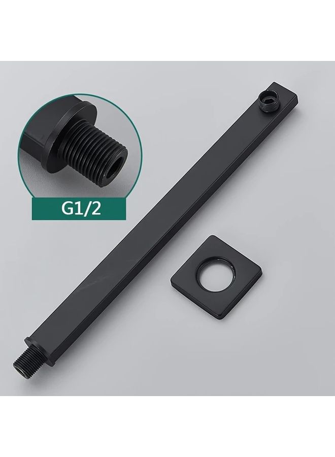 Stainless Steel Silvery Shower Arm for Fixed Shower Head Bathroom Accessory - Image 4