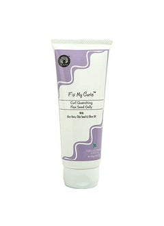 Fix My Curls Curl Quenching Flaxseed Gelly For Styling Curly And Wavy Hair Cruelty Free N Frizz Control Hard Hold & High Definition Hair Gel (100Gm)  - Image 1