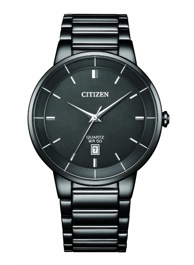 سيتيزن Men's Stainless Steel with Black Ion Plating Eco-Drive Men Watch BI5127-51H - 40 mm