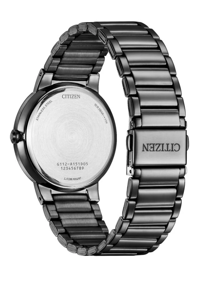 سيتيزن Men's Stainless Steel with Black Ion Plating Eco-Drive Men Watch BI5127-51H - 40 mm